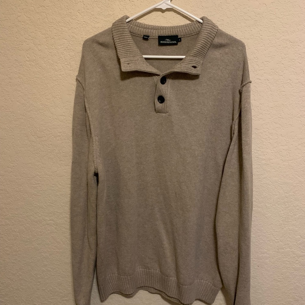 Rodd & Gunn Cream Crewneck Sweater